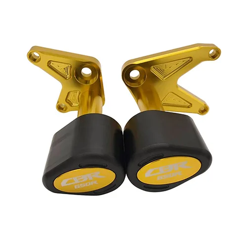 CBR650R Gold Для HONDA CB650F CB650R CBR650R CBR650F 14-19 мотоциклетные защита от падения рамка ползунок обтекатель Защита Анти Краш Pad протектор - Цвет: CBR650R Gold