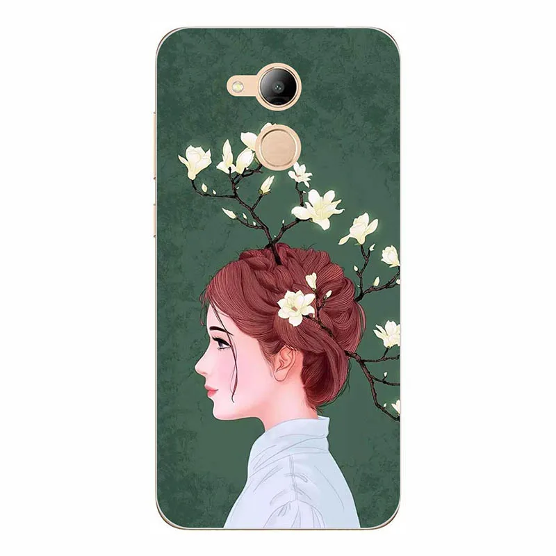 Модный милый чехол для телефона с рисунком s для huawei Honor 6C Pro, чехол, пластиковый чехол с принтом для Honor 6 c Pro V9 Play, чехол для телефона - Цвет: Y057
