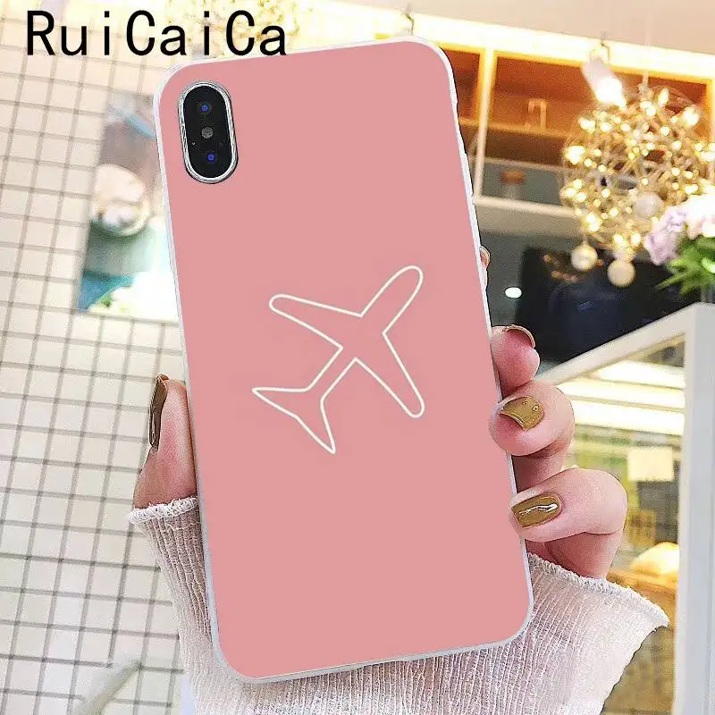 A16 Ruicaica Мультфильм Воздушный самолет новинка чехол для телефона Fundas для iPhone 8 7 6 6S Plus X XS MAX 5 5S SE XR 10 Чехол - Цвет: A16