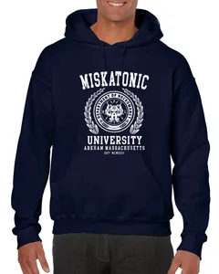 2018 модные толстовки с капюшоном, Miskatonic University , Cthulhu, Lovecraft 2018, Новая креативная толстовка с буквенным принтом