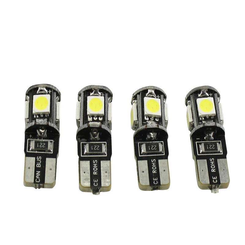 W5W T10 canbus светодиодный cob обратный светильник автомобиля 5 SMD габаритных огней
