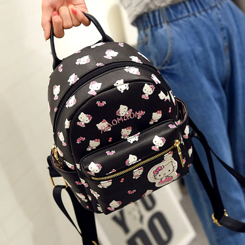 2017 подарок мини мультяшный Кот Милая сумка через плечо Корейский tidal PU модный