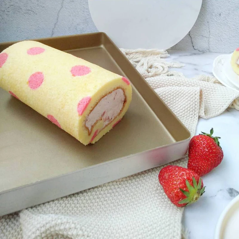 Non Stick Golden Color Cookies Baking Tray Teflon Coating Aluminium Alloy Sheet Pan Bakeware Tool Oven |