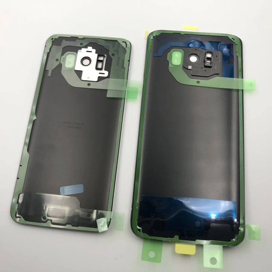 S8 аккумулятор задняя крышка стеклянная дверь корпус+ задняя камера стеклянная рамка объектива для samsung Galaxy S8 S8 Plus G950F G955F