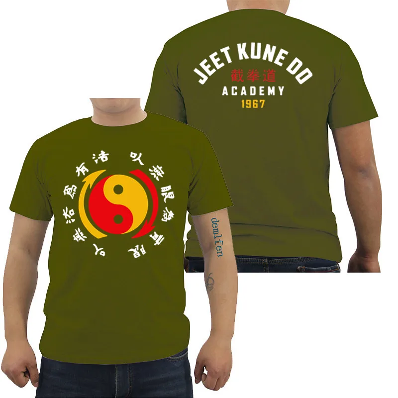 Jeet Kune Do Academy, рубашки для мужчин и женщин, Забавные футболки для боевых действий, лучший Jeet Kune Do Wing Chun Dragon Art, футболка, брендовая одежда
