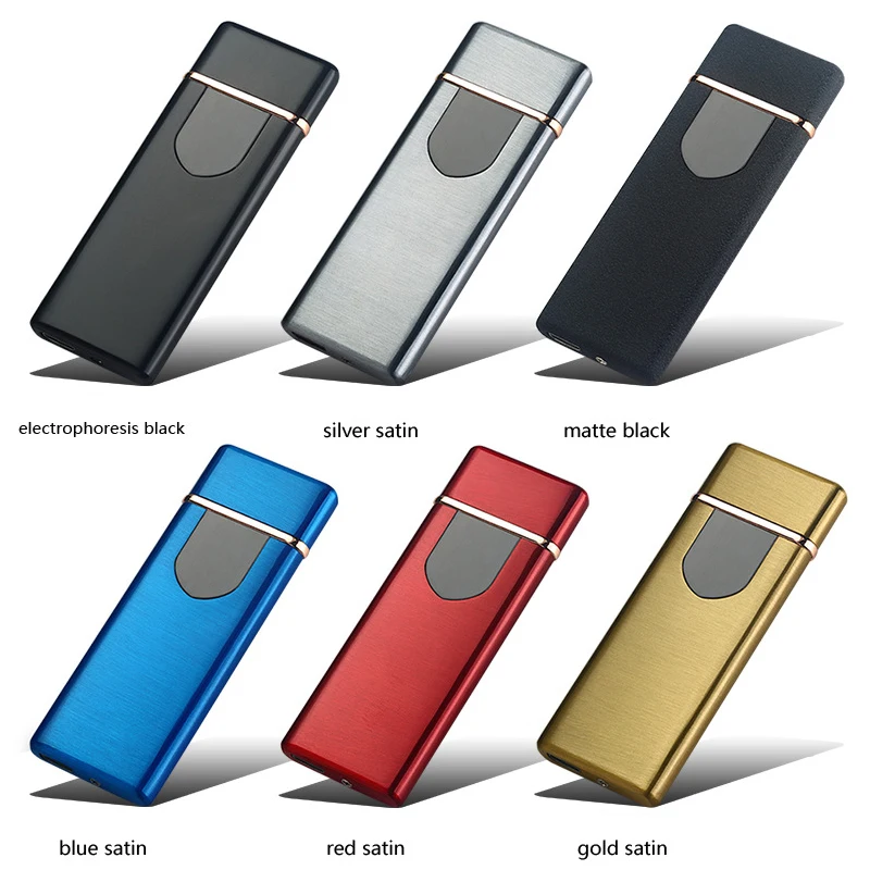 Ультратонкая usb зарядка сенсорный экран сенсор Электронная зажигалка