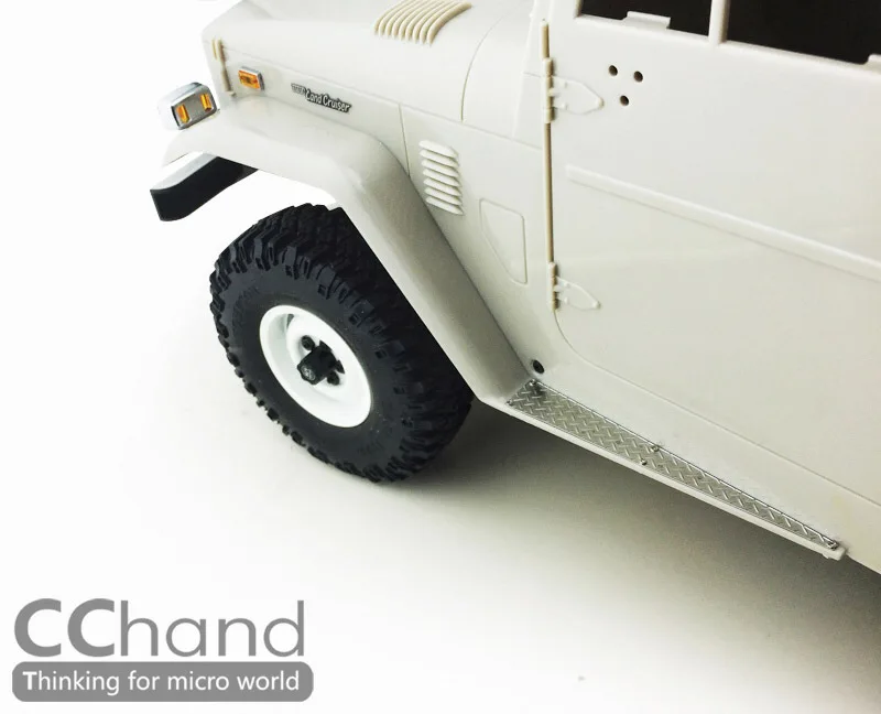 CChand 1/10 Масштаб RC сторона педали Скоба для RC4WD Gelande II Cruiser/FJ40 Toyota G2 truckRC автозапчасти