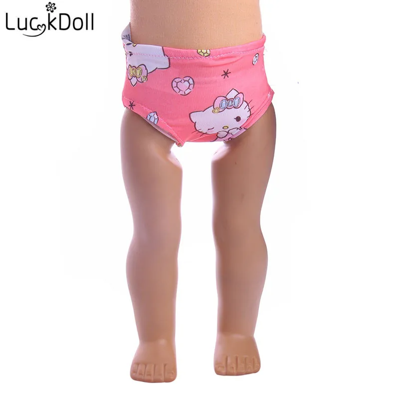 Однотонное нижнее белье LUCKDOLL для куклы 18 дюймов или 43 см аксессуары кукол|Куклы| |