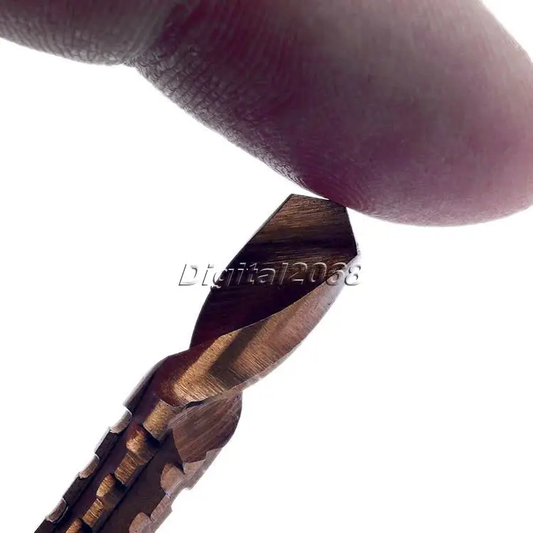 Набор высокоскоростных стальных сверл 6 шт. с титановым покрытием HSS