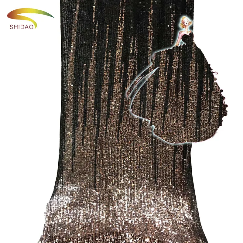 

5Yards African Tulle Lace Fabric With Sequined Lace Fabric,Nigeria Lace Fabric 2019 High Quality Lace Fabric Free Shipping