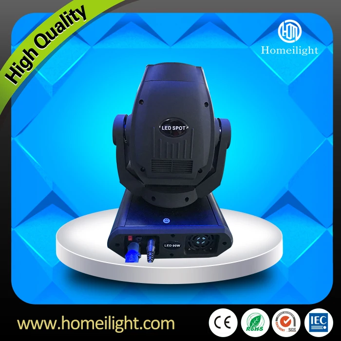 90 Вт Led Gobo точечный движущийся головной свет для мини освещение движущейся сцены |