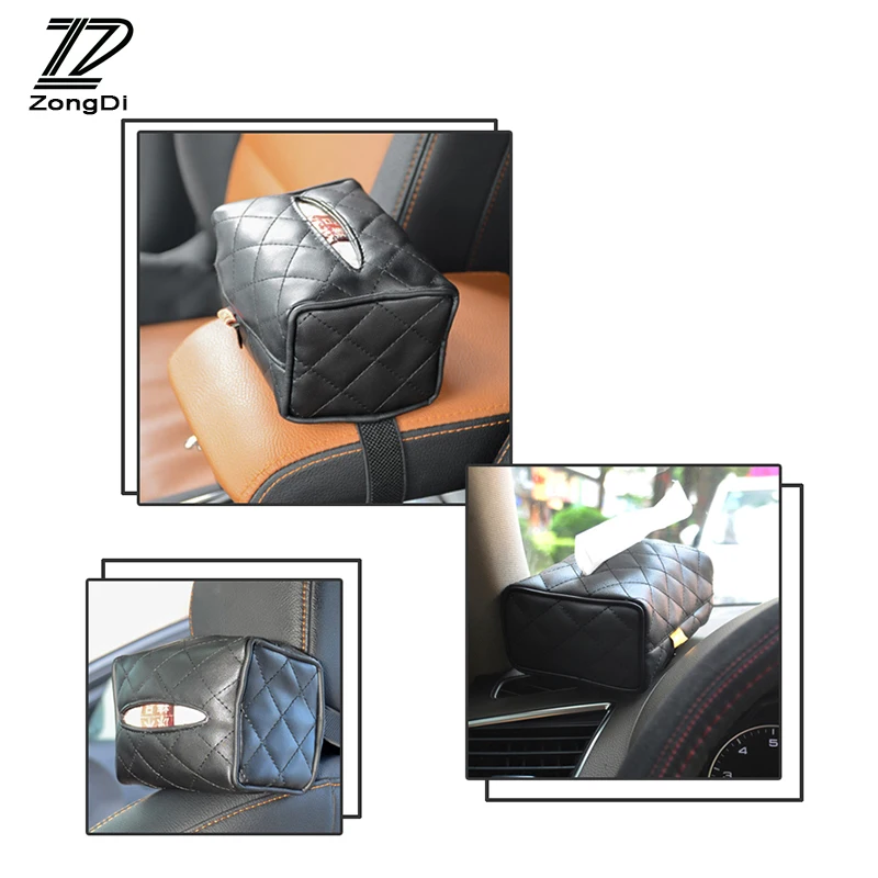 ZD 1 шт. автомобильный подвесной тканевый бумажный ящик для Fiat VW Polo Golf MK4 4 MK7 Touran T5 Bora