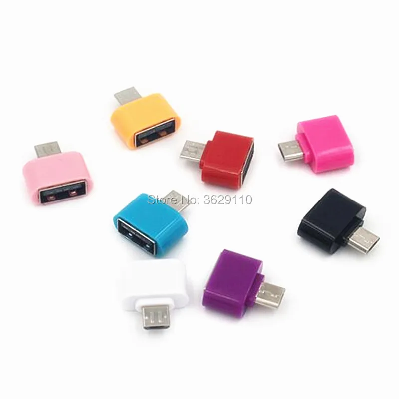 Фото Hopetoth 1000 шт. 5-контактный мини микро USB OTG к USB 2,0 мини-адаптер, совместимый с планшетом Samsung Android №2