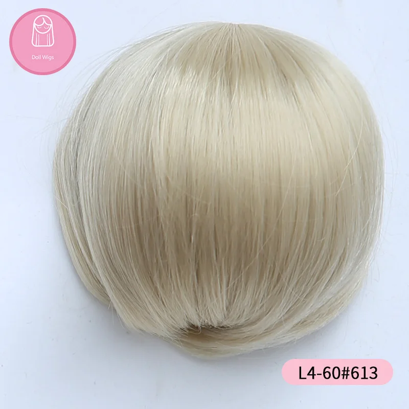 L4-60 Парик для куклы BJD Размер 7-8 дюймов 1/4 высокая температура ручной работы парик длинные волосы bjd sd куклы парики в красоты короткие волосы - Цвет: L4-60