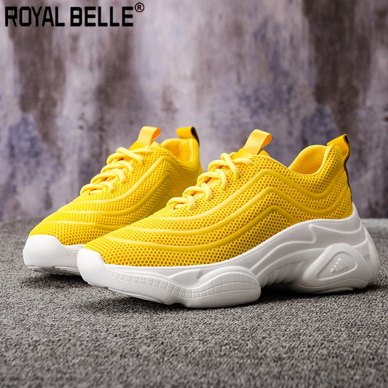 Royal Belle/женские кроссовки на платформе повседневная женская обувь шнуровке