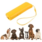Ультразвуковое устройство для дрессировки собак, свисток 3 в 1 со светодиодный фонариком, без аккумулятора