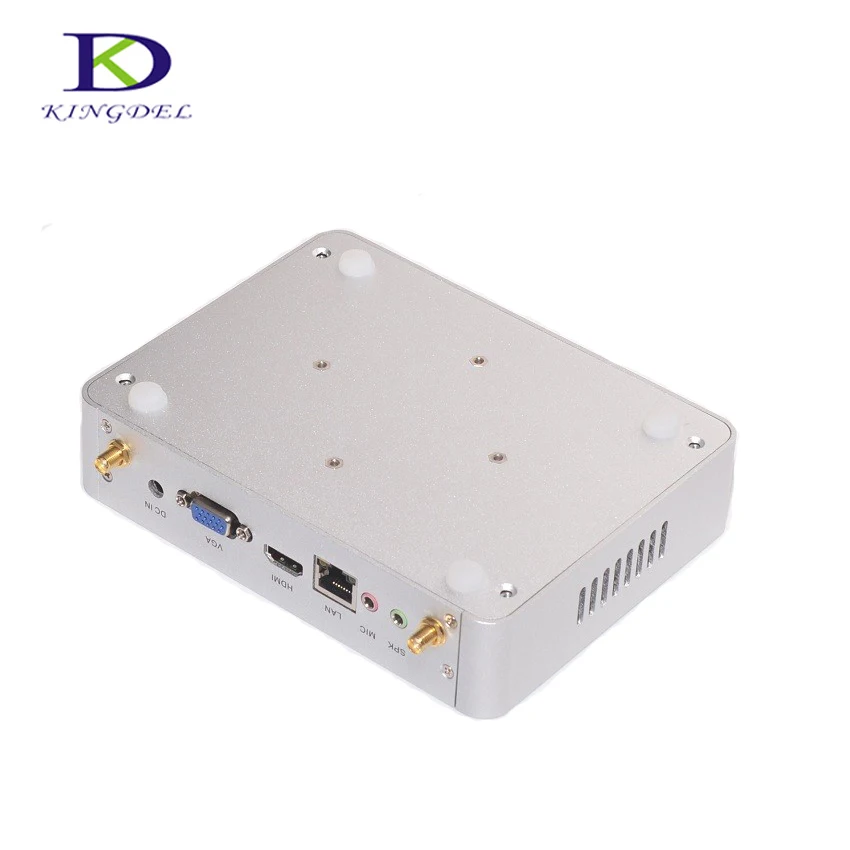 Мини-ПК i5 i3 Broadwell без кулера Windows 10 Intel Core 4005U 5005U 2 ГГц 4K HTPC Wi-Fi HDMI VGA | Компьютеры и