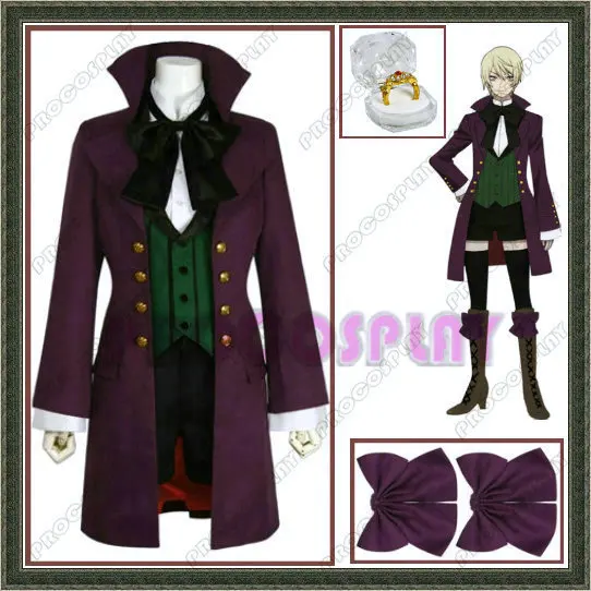 Лучший Черный Дворецкий Kuroshitsuji Alois Trancy косплей костюм на заказ mp000051|alois trancy