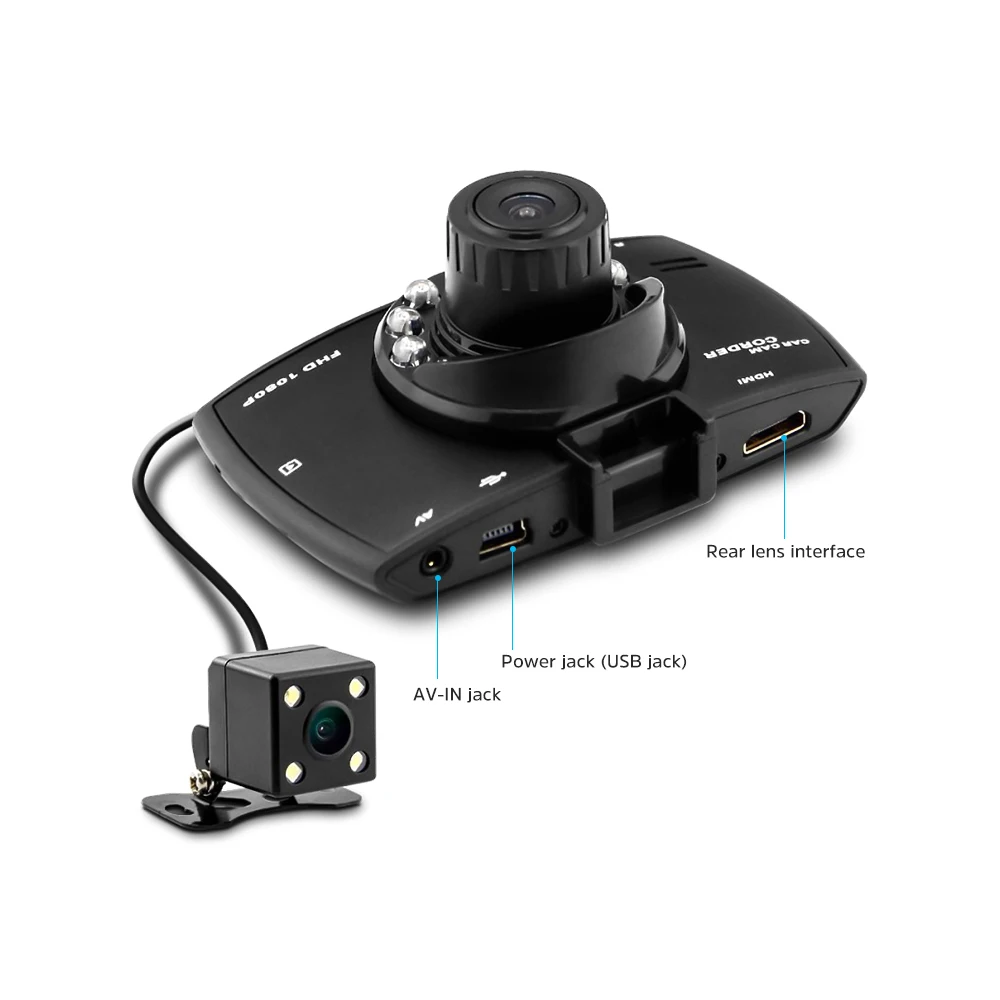 AOSHIKE DVR Car G30 Full HD 1080P видеорегистратор для вождения с циклической записью движения