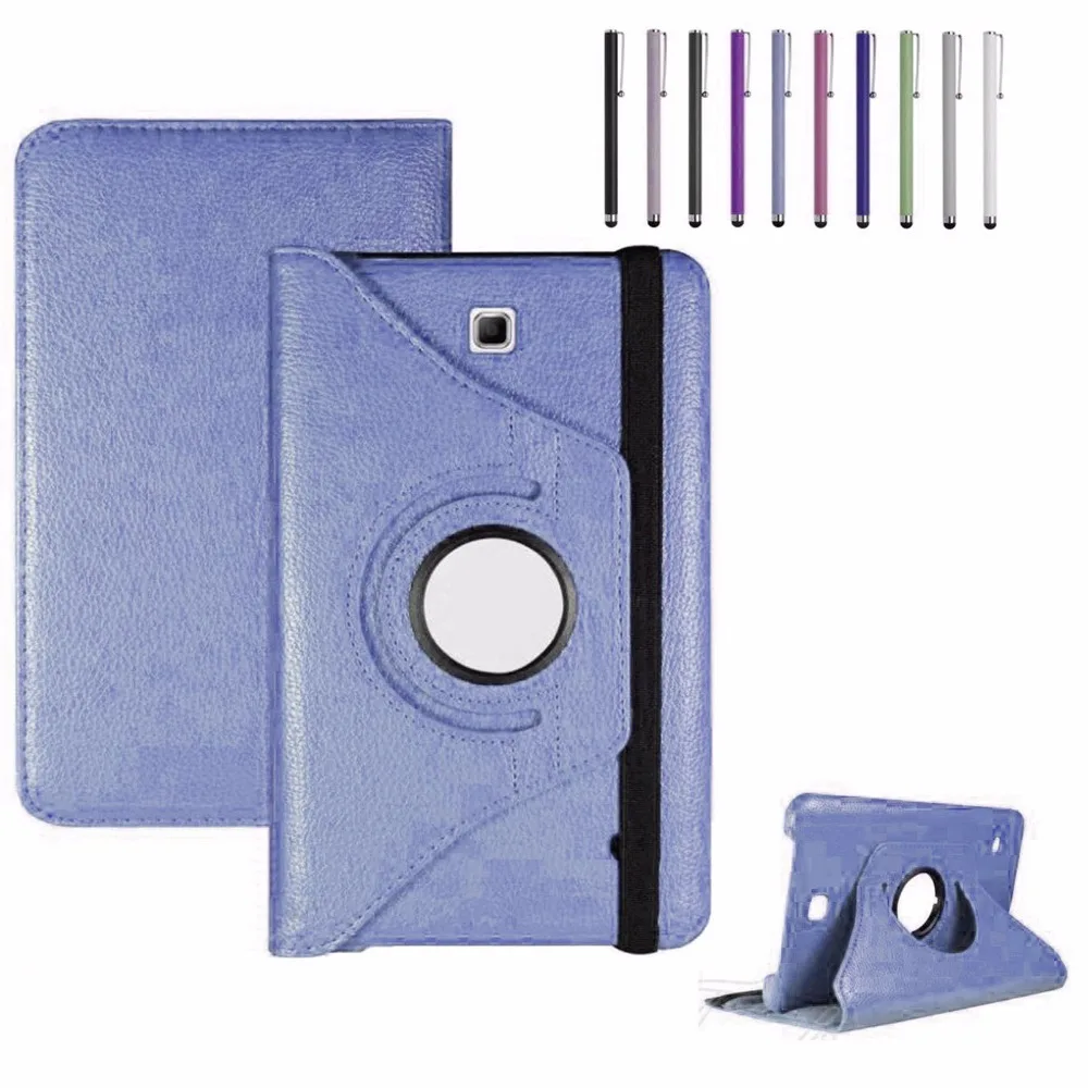 SM T230 T231 чехол для Samsung Galaxy Tab 4 7 0 дюймов T235 360 Вращение Флип PU кожаный Funda Capa|for samsung