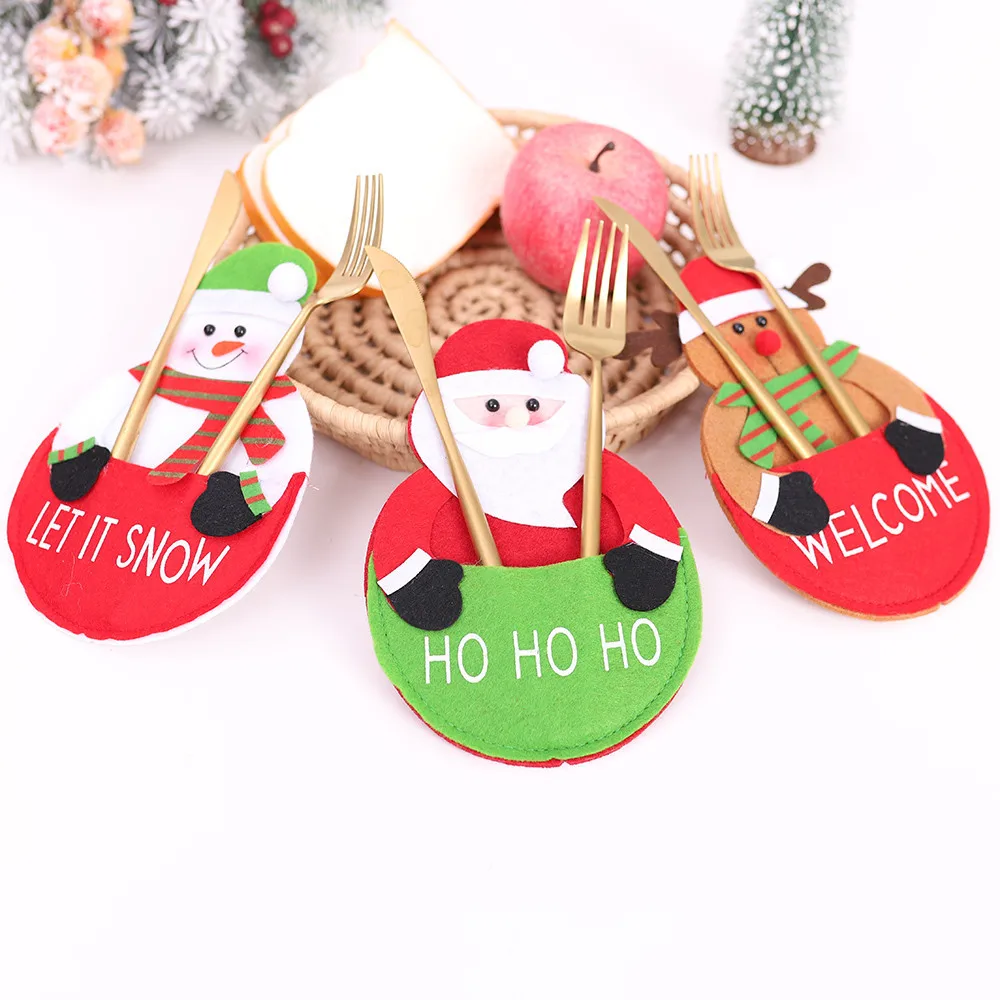 OCARDIAN милый Рождественский декоративный креативный набор вилок для вечерние