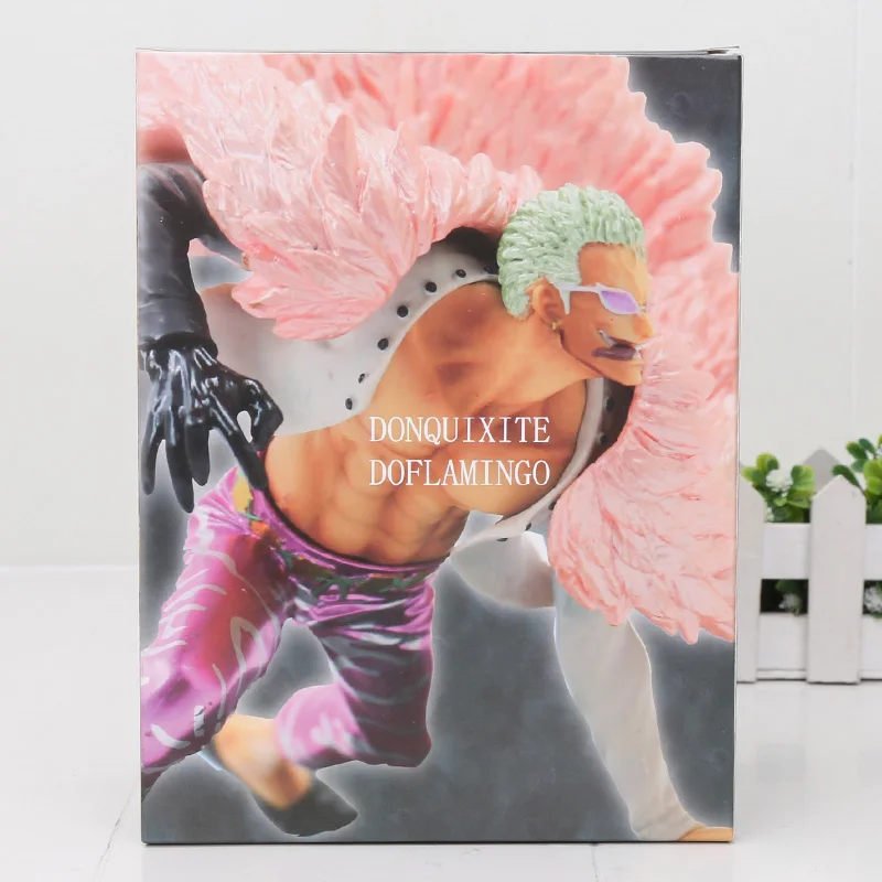 Аниме one piece Dracule Mihawk ПВХ фигурка одна деталь Sir Crocodile Doflamingo fugura коллекция игрушек - Цвет: 1469 12cm box