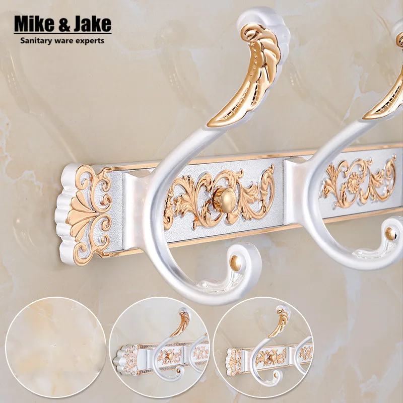 Бесплатная доставка настенные крючки для ванной цвета слоновой кости белого
