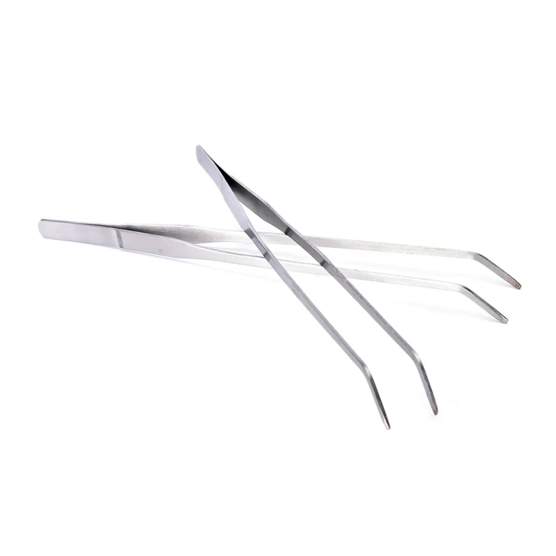 

1PC 27cm Fish Tank Tongs Aquarium Stainless Steel Live Plant Tank Tweezers
