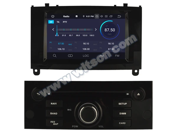 WITSON Android 9,0 Восьмиядерный(Восьмиядерный) 4G ram+ 64G rom автомобильный dvd-плеер gps для PEUGEOT 407 сенсорный экран Авто Радио DVD