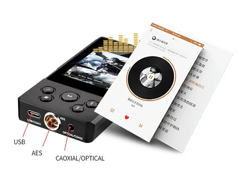 XDuoo X10T 2 го поколения Aptx Bluetooth цифровой проигрыватель без потерь портативный
