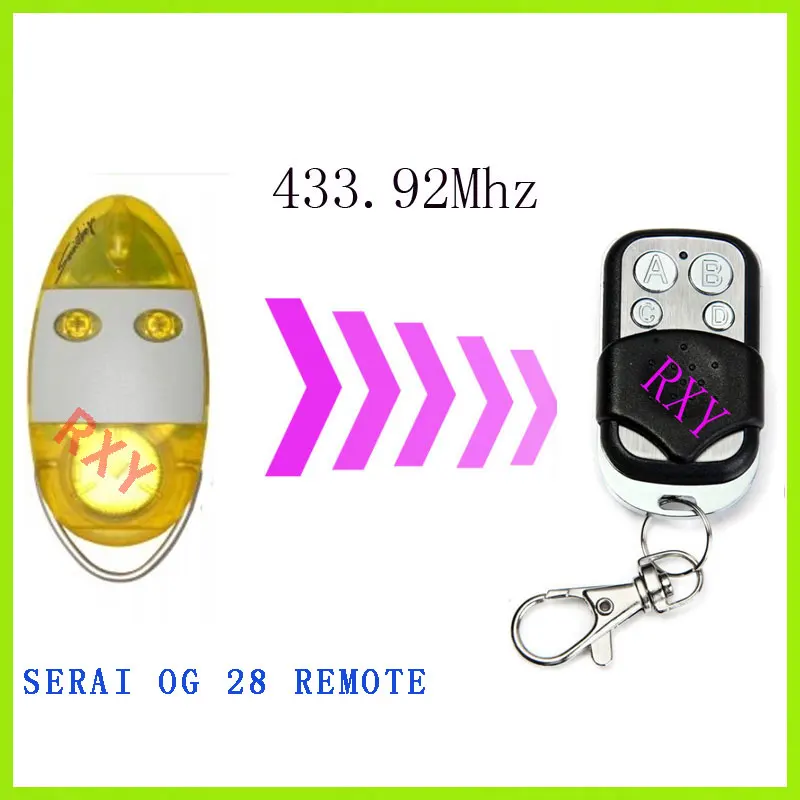 

SERAI OG 28 remote control 433.92mhz garage door SERAI 433.92mhz remote control