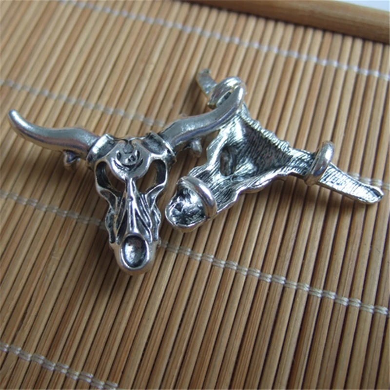 10 шт. подвески из сплава с головой быка черепа подвеска ювелирные изделия для