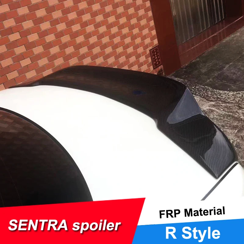 JNCFORURC Задняя Крышка багажника автомобильный спойлер для Nissan SENTRA 2012 13 14 15 16 17 18 FRP