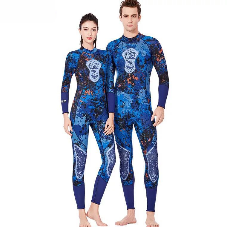 

Women Men 3 mm Wetsuit SCR neoprene camo Freediving spearfishing Diving suit snorkel swimsuit Super Elastic surfing long wetsuit