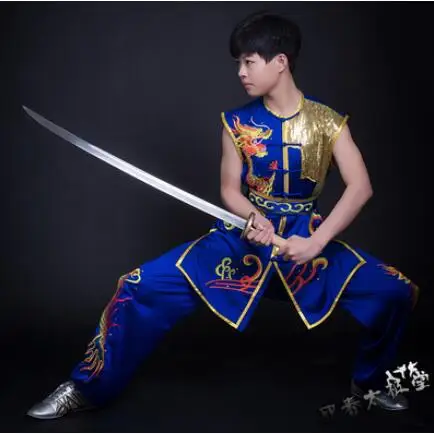 2 Wushu одежда форма для ушу костюм кунг-фу форма для единоборств китайский воин костюм Упражнение KK2389 - Цвет: 2