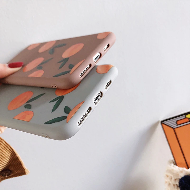 Мягкий ТПУ чехол LACK для iphone XS Max XR X 8 7 6S 6 Plus задняя крышка милые Мультяшные фрукты