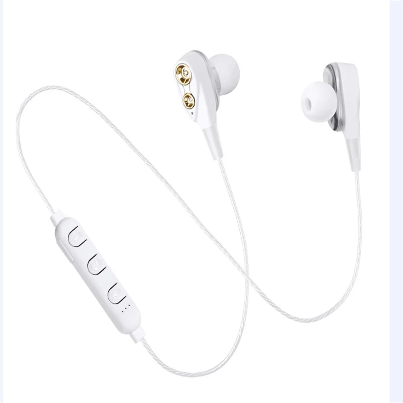 DISOUR Dual Driver HIFI Super Bass Bluetooth наушники спортивные беговые музыкальные стерео