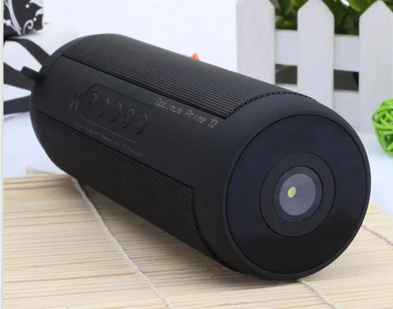 Черный Bluetooth динамик Портативный беспроводной громкий динамик s для телефона компьютера стерео музыки объемные водонепроницаемые напольные колонки коробка - Цвет: Черный