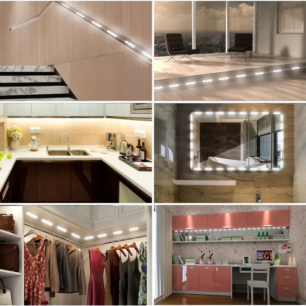 LAIDEYI 10 футов 60LED зеркало для макияжа свет ванной комнаты косметическое освещение