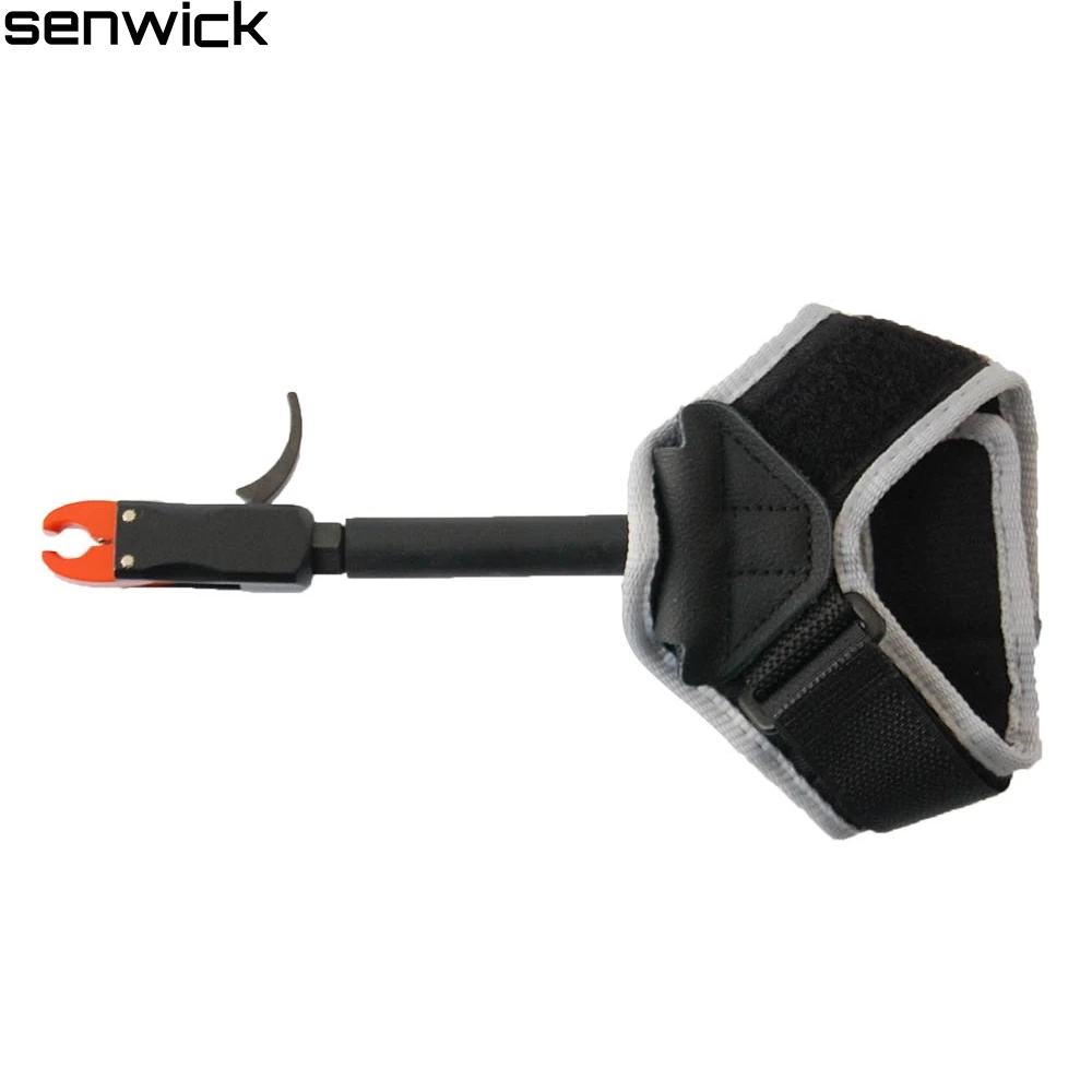 Senwick Brand 360 Degree Adjustable Compound Bow Release Aid with Wrist Strap Outdoor Shooting Hunting Accessories |