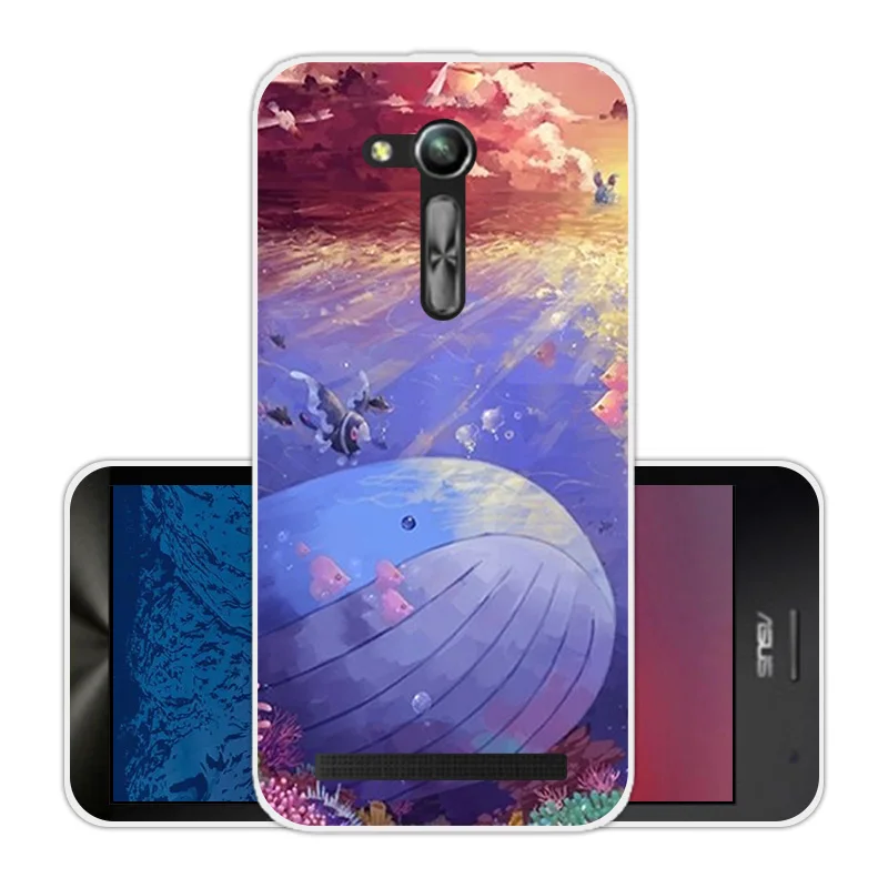Мягкие чехлы из ТПУ для Asus Zenfone GO 2nd Gen zb452кг ASUS_X014D ZB450KL телефонов с рисунком 4 5 дюйма