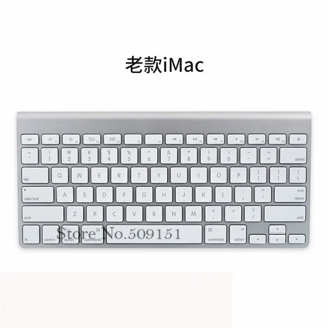 For old Imac desktop Американская пленка для клавиатуры из ТПУ кожи протектор для Apple macbook Air Pro с retina 11 12 13 15 17 Touch Bar 13,3 15,4 беспроводной волшебный ТПУ - Цвет: For old Imac desktop