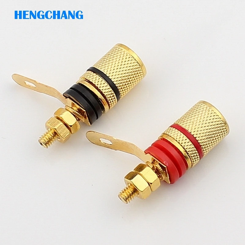 10 шт./лот позолоченный спикер терминал связывания пост Низкочастотный усилитель
