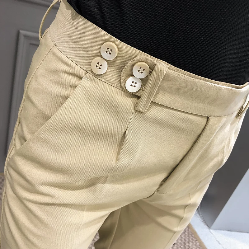 Мужские брюки винтажные классические до щиколотки | Мужская одежда