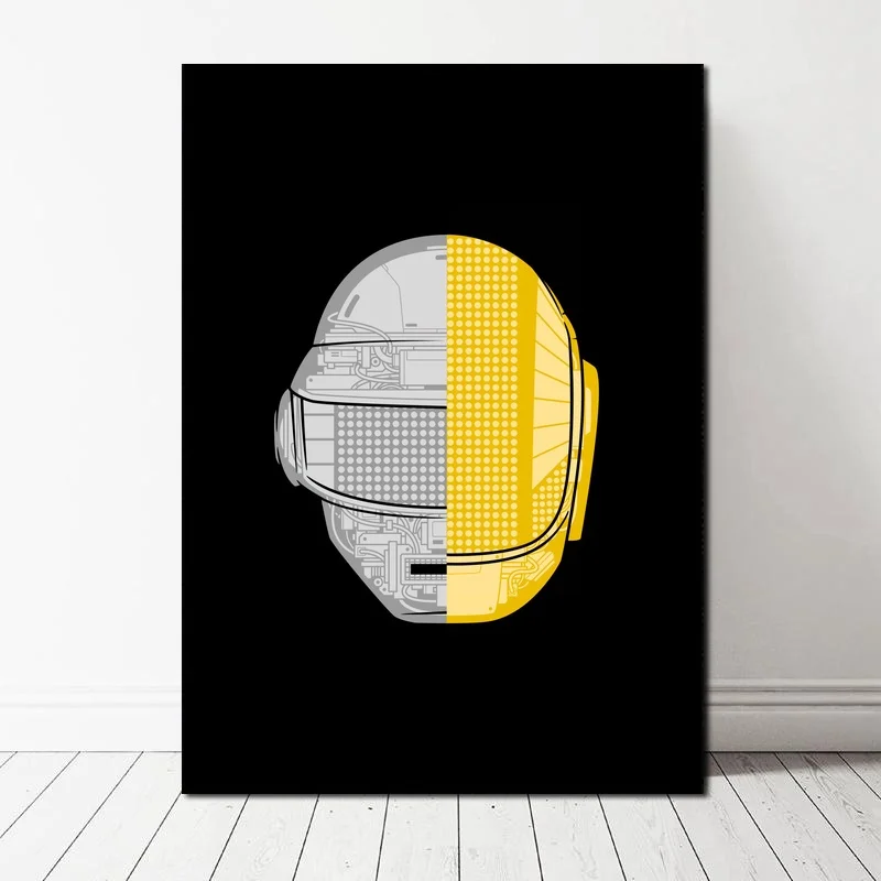 The Daft панк Рок Музыкальная Группа художественный холст плакат Настенная картина