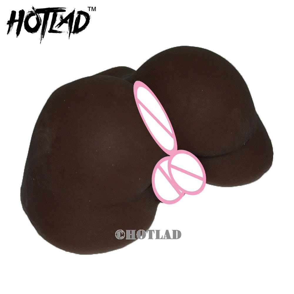 Полностью силиконовая большая задница с яичками и анальными отверстиями