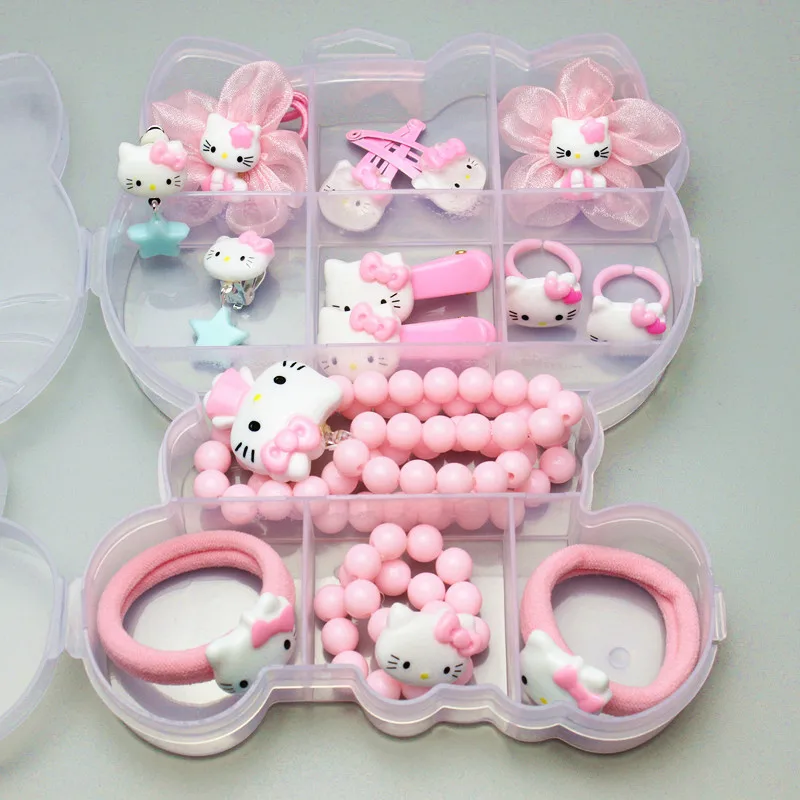 Hello kitty C series 12-15 шт./кор. весь набор Минни Маус hello kitty заколки для волос Детские бантики для волос заколки для волос аксессуары - Цвет: Hello kitty C series