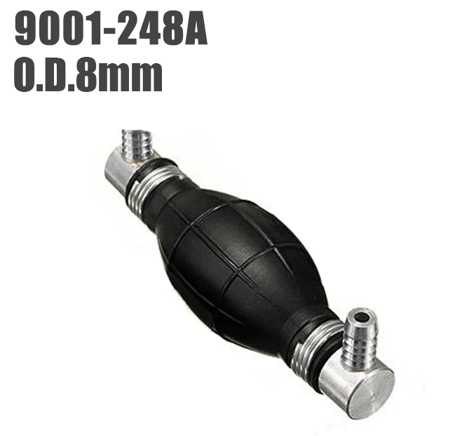 9001-248A-8mm TopAuto масляный насос резиновый ручной Сферический односторонний клапан алюминиевый прижимной всасывающий насос для аквариума аксессуары для автомобиля - Цвет: 9001-248A-8mm