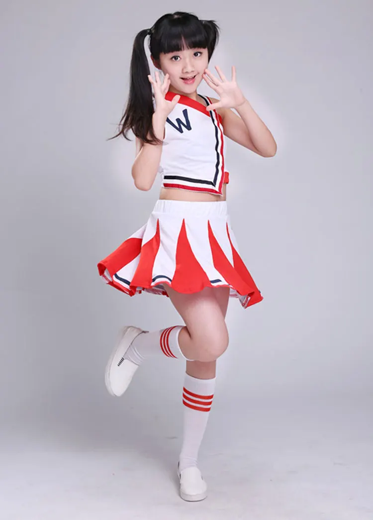 Детский спортивный костюм для болельщиков школьная форма девочек выступлений