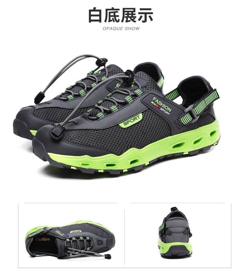 New Arrival Outdoor Aqua Shoes Sapatilhas Mulher Trekking Men Randonnee Scarpe Uomo Women Wading Upstream Breathable Mesh